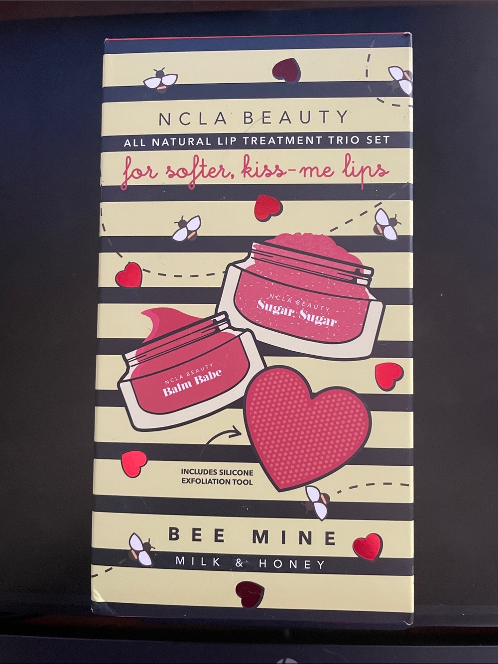 NCLA Beauty Bee Mine Milk & Honey Lip Treatment Trio
